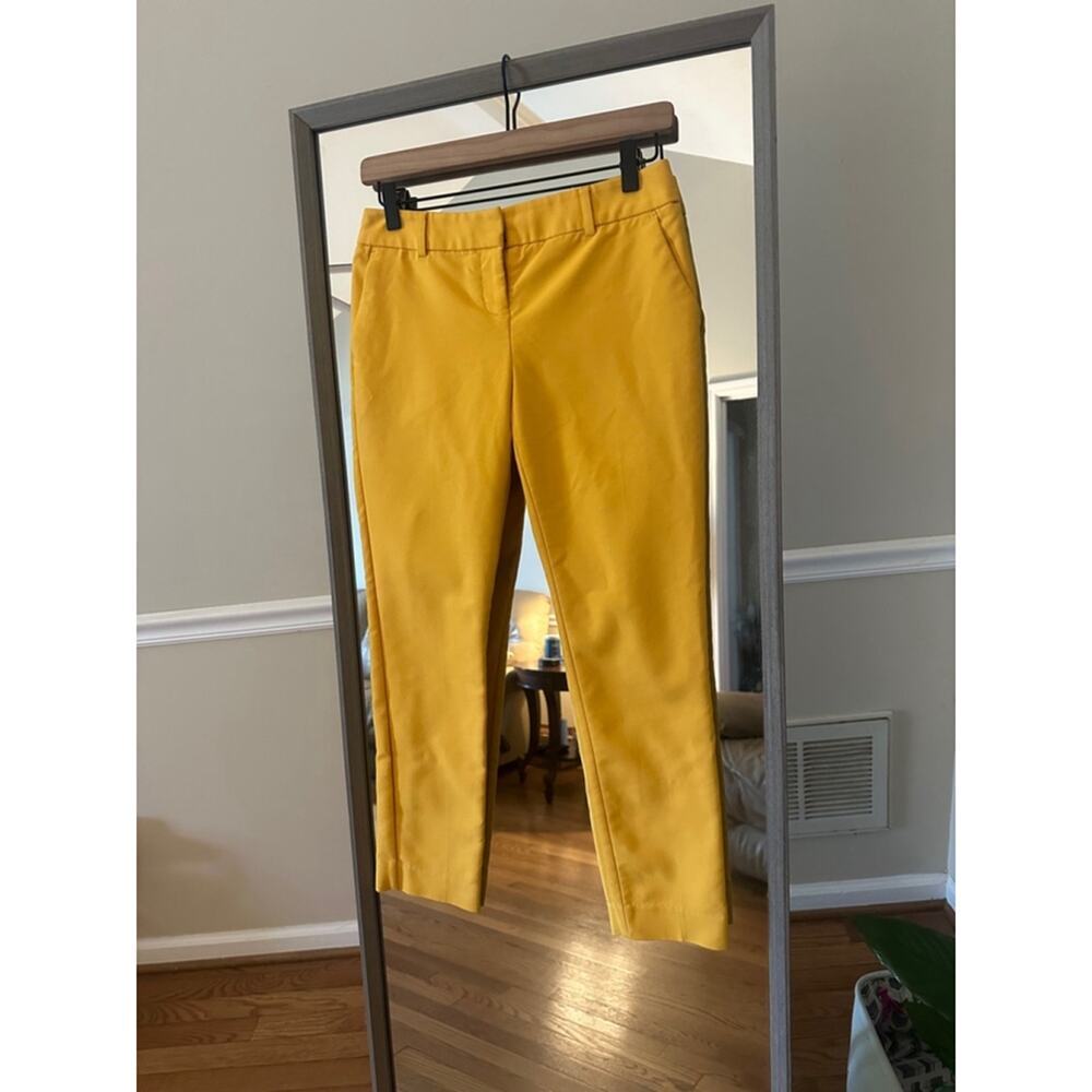 Women's Express Columnist Pants Size 00R Yellow